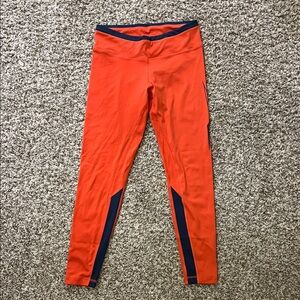 Reebok Orange and Navy Leggings